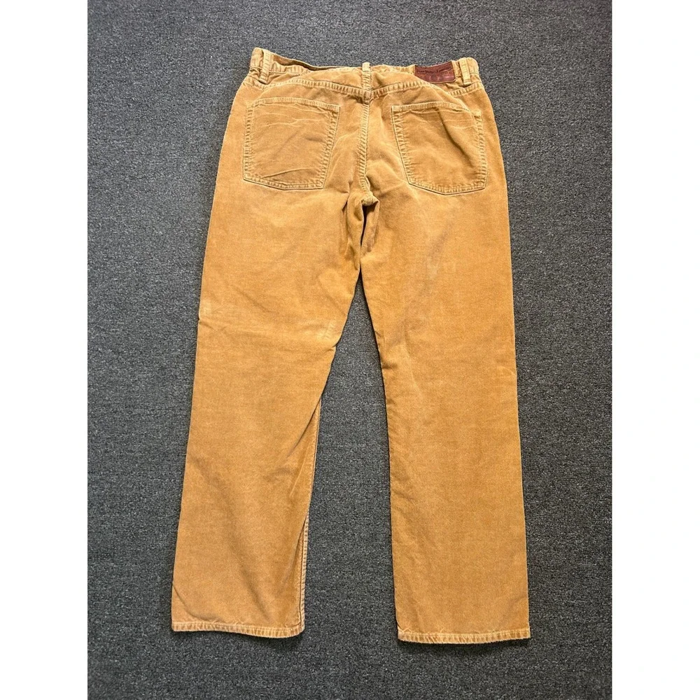 Polo Ralph Lauren Corduroy Pants Brown Mens 34x30‎ Straight Leg Cotton Casual